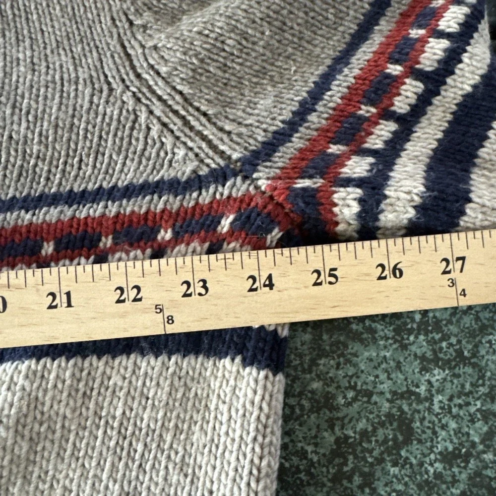 Brooks Brothers Men Sweater Size X Large Letterman‎ Style Cardigan Wool Blend